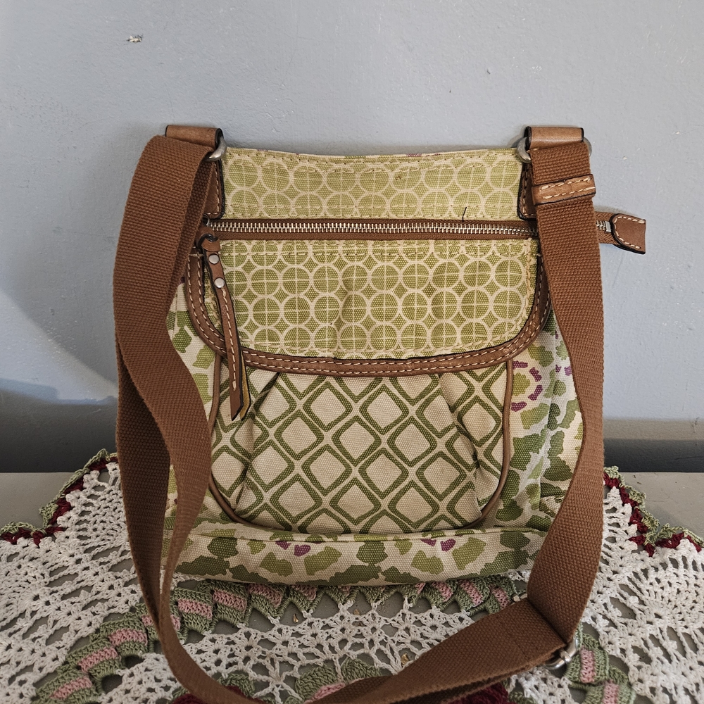 Fossil Canvas Crossbody